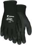 N9690 - Ninja® Ice 15 Gauge black nylon, Acrylic Terry inner, HPT palm and fingertips