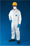 5 Pack - DUPONT TYVEK 125S SUIT, ELASTIC WRIST & ANKLE WITH ZIPPER FRONT